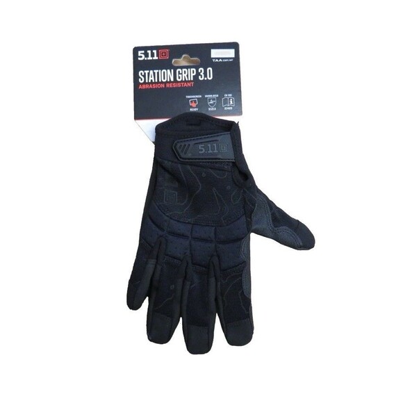5.11 Tactical Station Grip 3.0 Gloves BLACK LARGE (59389) - Picture 2 of 3